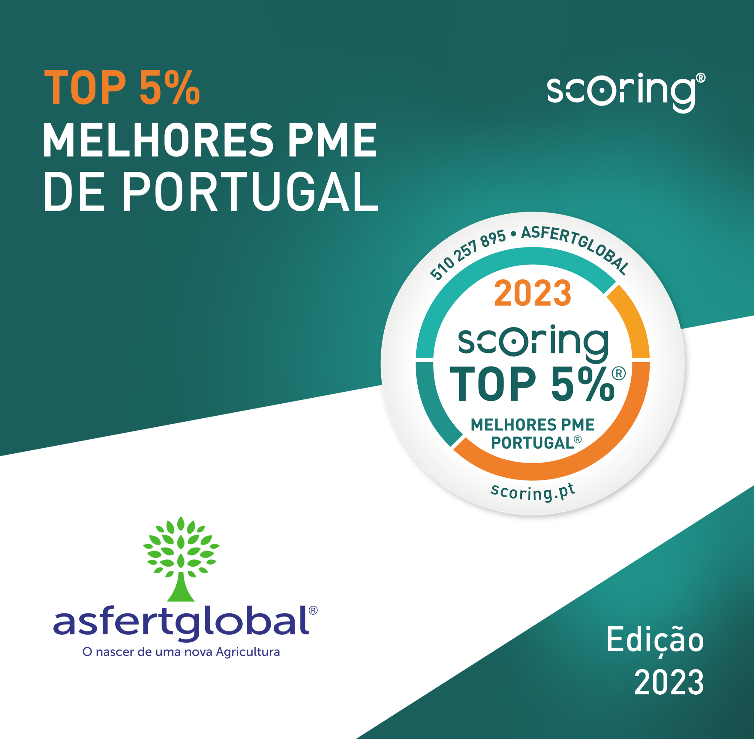 Asfertglobal no TOP 5% das Melhores PMEs em Portugal 